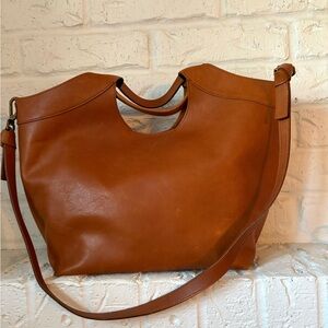 Madewell The Sydney Cutout Leather Tote